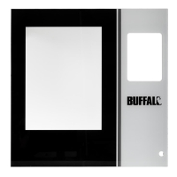 Buffalo AP166 Exterior Oven Door Glass for Combi Oven Replacement Spare Part (Fits CK079)