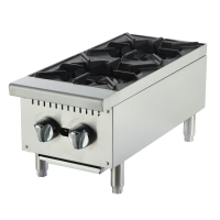 Commercial Gas Hob | 2 Burner Gas Cooktop | Countertop Design | Blaze HB2