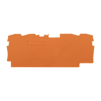 Buffalo AU209 Orange Terminal End Cover For Combi Ovens Replacement Spare Part (Fits CK110, HX568, CK079, CU768)