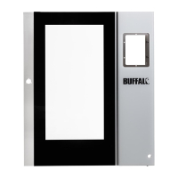 Buffalo AU245 Combi Oven Door With Exterior Glass Replacement Spare Part (Fits HX568)