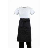 Regular Bistro Apron | Waist Apron | Black Server Apron | B133
