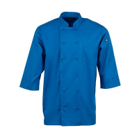 Commercial Chef Jacket | Unisex Chef Coat | Blue | Medium | Chef Works B178-M