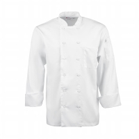 Commercial Chef Jacket | Unisex Cool Vent Chef Coat | White XL | Chef Works B649-XL