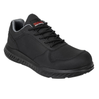 Commercial Slipbuster Microfibre Trainers | Non Slip Work Shoes | Matte Black | Slipbuster BA063-38