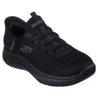 Womens Slip In Shoes | Summit SR Trainers | Black | Skechers BA066-36