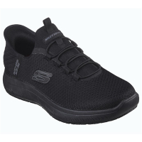 Commercial Slip On Work Shoes | Non Slip Trainers | Black Size 42 | Skechers BA068-42