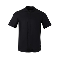 Commercial Chef Jacket | Short Sleeve | Black | Southside Harlem S BA115-S
