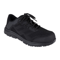 Commercial Safety Mesh Trainer | Slipbuster Work Shoe | Super Comfort Sole | Black 44 | Slipbuster BA177-44