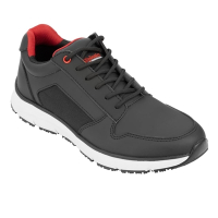 Commercial Microfibre Trainer | Slipbuster Work Shoe | Super Comfort Sole | Black Size 44 | Slipbuster BA179-44