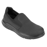 Commercial Slip On Safety Shoes | Steel Toe Work Shoes | Black Size 44 | Slipbuster BA211-44