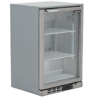 Commercial Bar Bottle Cooler | Single Door Refrigerator | 135 Bottle Capacity | Blizzard BAR1SS