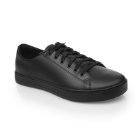Commercial Slip Resistant Trainers | Old School Work Shoes | Black Size 38 | Shoes for Crews BB161-38