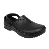 Commercial Non Slip Clogs | Work Shoes | Black Size 45 | Shoes for Crews BB569-45