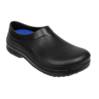 Commercial Kitchen Clogs | Non Slip Work Shoes | Black Size 38 | Shoes for Crews BB581-38