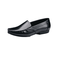 Commercial Slip On Dress Shoe | Non Slip Work Shoe | Black Size 38 | Shoes for Crews Jenni BB587-38