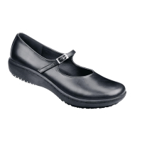 Commercial Slip Resistant Dress Shoe | Womens Mary Jane Slip On | Size 42 | Shoes for Crews BB602-42