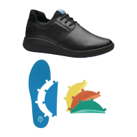 Commercial Work Shoe | Slip Resistant Safety Footwear | Modular Insole | WearerTech Relieve BB740-42