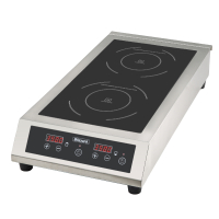 Double Induction Hob | 6000W Commercial Induction Cooktop | 2 Cooking Zones | Blizzard BIH2