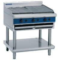 Commercial Gas Chargrill | 900mm Heavy Duty Grill | 6 Burner Griddle | Blue Seal Evolution G596-LS