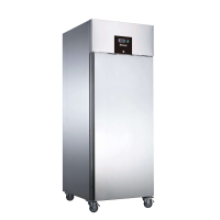Commercial Refrigerator | Single Door Ventilated Gastronorm 2/1 | 650L Stainless Steel | Blizzard BR1SS