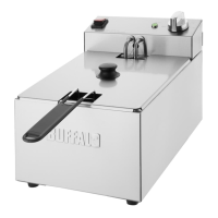 Buffalo Single Tank Single Basket 5Ltr Countertop Fryer 2.8kW CU616
