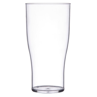 Polystyrene Beer Glasses | Plastic Pint Glasses | 570ml Capacity | Olympia CB780