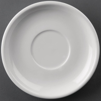 Saucers 145mm | Porcelain Tea Saucers | 145mm Diameter | Athena Hotelware CC202