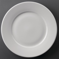 Wide Rimmed Plates | Hotel Plates | 254mm (10