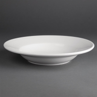 Rimmed Soup Bowl | Pasta Bowl | 228mm Diameter | Athena Hotelware CC214