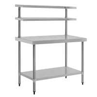 Commercial Stainless Steel Prep Station | Kitchen Workbench | 1500(H) x 1200(W) x 600(D)mm | Vogue CC359