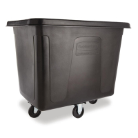 Commercial Cube Truck | 400 Litre Linen Trolley | Heavy-Duty Waste Bin | Rubbermaid CC377