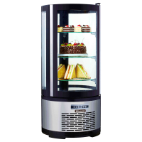 Commercial Cake Display Case | Round Glass Refrigerated Display | 100L Capacity | Blizzard CD100R