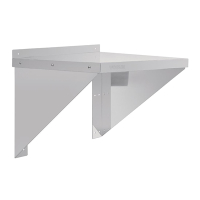 Stainless Steel Microwave Shelf | Commercial Kitchen Wall Mount Shelf | Adjustable Height | CD550