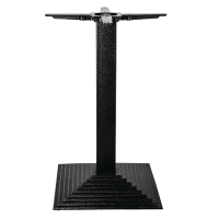Square Table Base | Cast Iron Step Base | Heavy Duty Restaurant Base | Bolero CE153