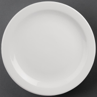 Narrow Rimmed Plates | White Dinner Plates | 284mm Commercial Dinnerware | Athena Hotelware CF365