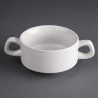 Stacking Soup Bowls | 10oz Porcelain Bowls | Commercial Catering | Athena Hotelware CF369