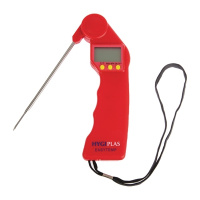 Colour Coded Thermometer | Digital Food Thermometer | Easytemp Red | Hygiplas CF913