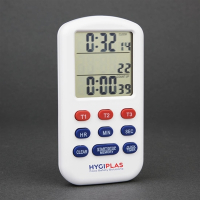 Digital Triple Timer | Kitchen Timer | Count Up/Down | Hygiplas CF915
