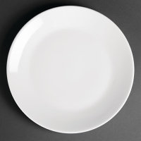 Coupe Plates | White Porcelain Plates | 150mm | Royal Porcelain CG001