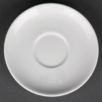 Tea Cup Saucers | Porcelain Saucers | 150mm Classic White | Royal Porcelain CG035