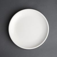 Cafe Coupe Plate White 200mm | Restaurant Dinnerware | Porcelain Tableware | Olympia CG353