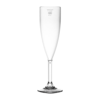 Polycarbonate Champagne Flutes | Unbreakable Champagne Glasses | 200ml CE Marked at 175ml | BBP CG945