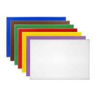 Commercial Antibacterial Chopping Board Set | High Density Colour Coded Boards | 450x305x10mm | 7 Pack | Hygiplas CH045