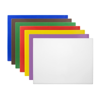 Commercial Chopping Board Set | Low Density Polyethylene | Large 600x450x10mm | 7 Pack | Hygiplas CH047