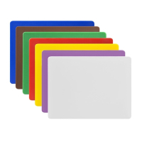Commercial Chopping Board Set | Low Density Polyethylene | Small 305x229x12mm | 7 Pack | Hygiplas CH049