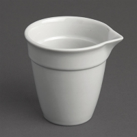 Milk Jug | Bistro Coffee Jug | 100ml Porcelain Serving Jug | Olympia CL115