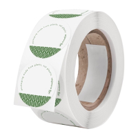 Compostable Write-On Stickers | Food Labels | Eco-Friendly Food Containers | Vegware CL691