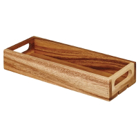 Wooden Buffet Crate | Small Display Crate | 300 x 118 x 48mm | Churchill Alchemy Buffetscape CN475
