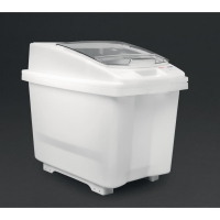 Transparent Mobile Ingredient Bin | Food Storage Container | 100L Capacity | Araven CR977