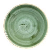 Round Coupe Bowl | Stonecast Bowl | 182mm Samphire Green | Churchill CT783